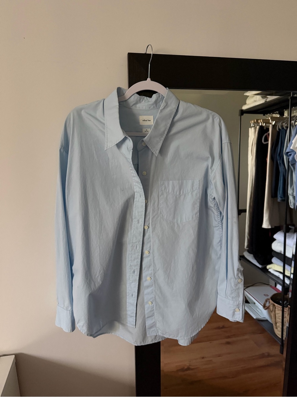 Wilfred free poplin button up